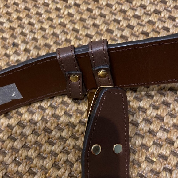 Coldwater Creek brown adjustable bonded belt woman’s 1X/2X - Picture 12 of 17